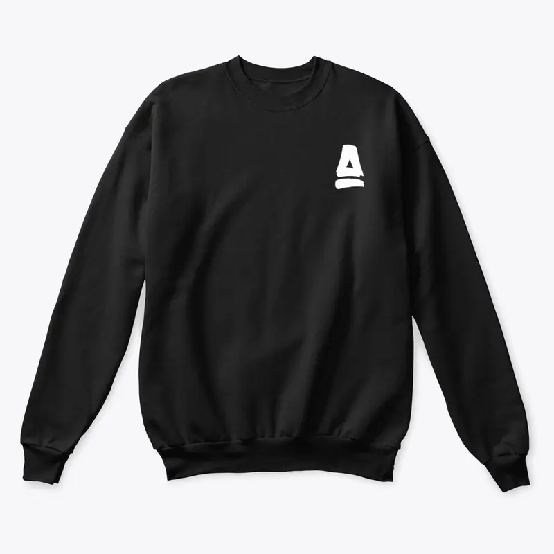 White A Logo Sweater